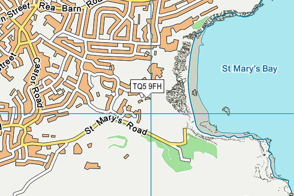 TQ5 9FH map - OS VectorMap District (Ordnance Survey)