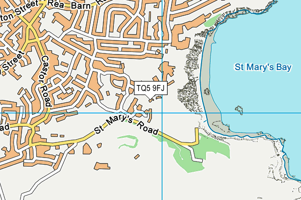 TQ5 9FJ map - OS VectorMap District (Ordnance Survey)