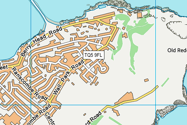 TQ5 9FL map - OS VectorMap District (Ordnance Survey)