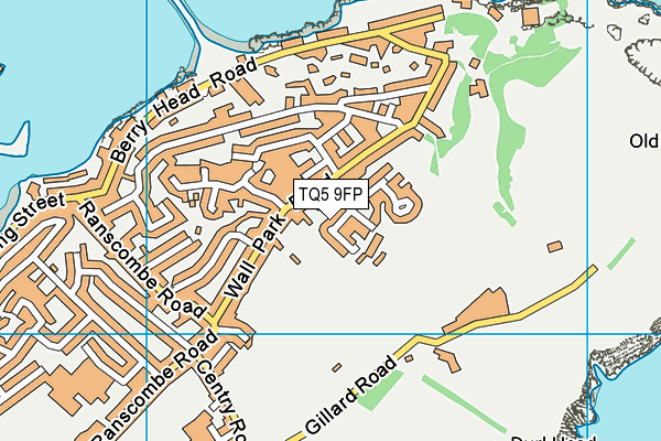 TQ5 9FP map - OS VectorMap District (Ordnance Survey)