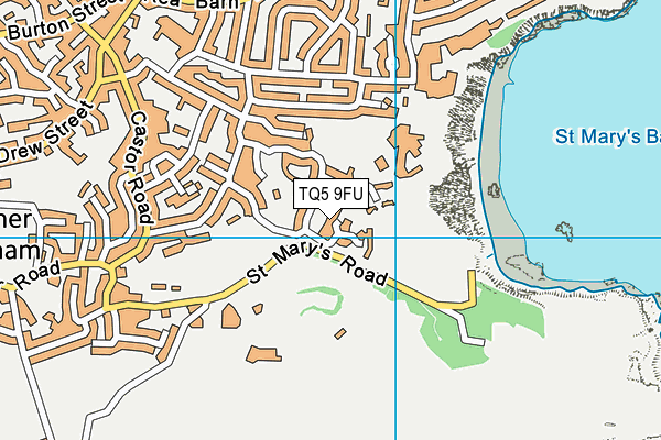 TQ5 9FU map - OS VectorMap District (Ordnance Survey)