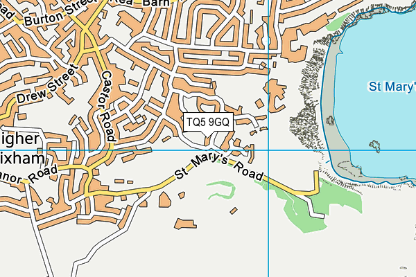 TQ5 9GQ map - OS VectorMap District (Ordnance Survey)