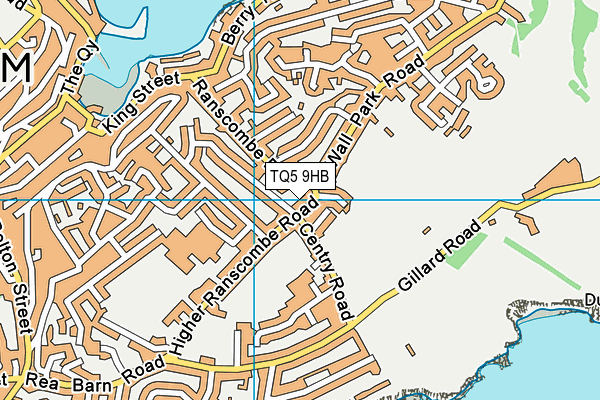 TQ5 9HB map - OS VectorMap District (Ordnance Survey)