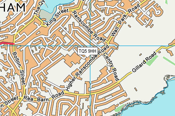 TQ5 9HH map - OS VectorMap District (Ordnance Survey)
