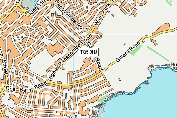 TQ5 9HJ map - OS VectorMap District (Ordnance Survey)