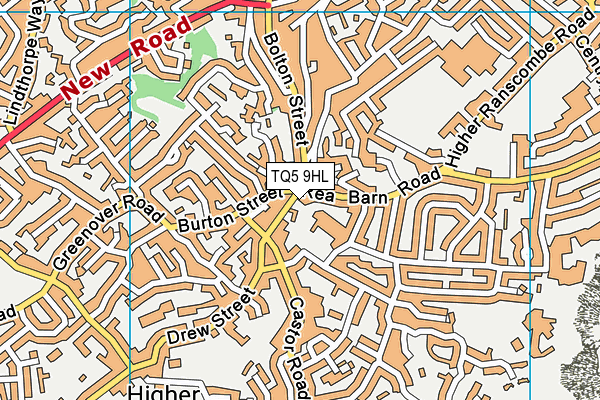 TQ5 9HL map - OS VectorMap District (Ordnance Survey)