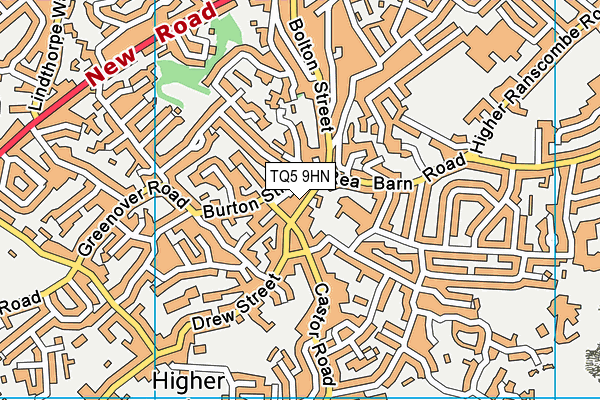 TQ5 9HN map - OS VectorMap District (Ordnance Survey)