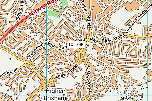 TQ5 9HP map - OS VectorMap District (Ordnance Survey)