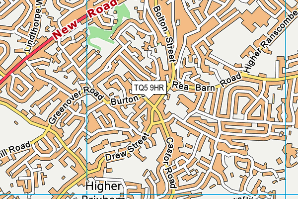 TQ5 9HR map - OS VectorMap District (Ordnance Survey)