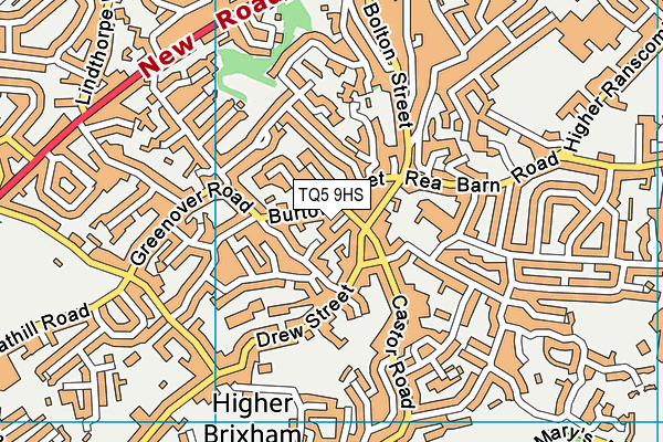 TQ5 9HS map - OS VectorMap District (Ordnance Survey)