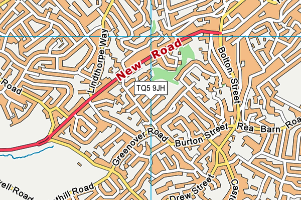 TQ5 9JH map - OS VectorMap District (Ordnance Survey)