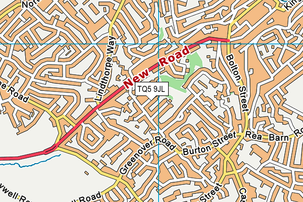 TQ5 9JL map - OS VectorMap District (Ordnance Survey)