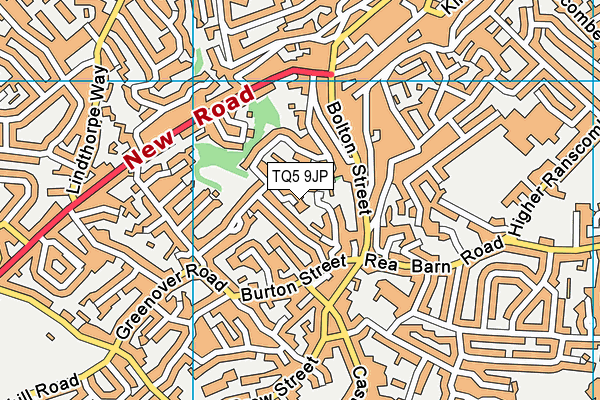TQ5 9JP map - OS VectorMap District (Ordnance Survey)