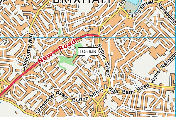 TQ5 9JR map - OS VectorMap District (Ordnance Survey)