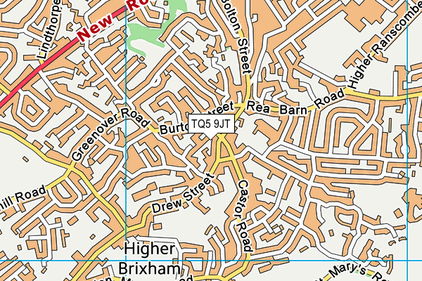 TQ5 9JT map - OS VectorMap District (Ordnance Survey)