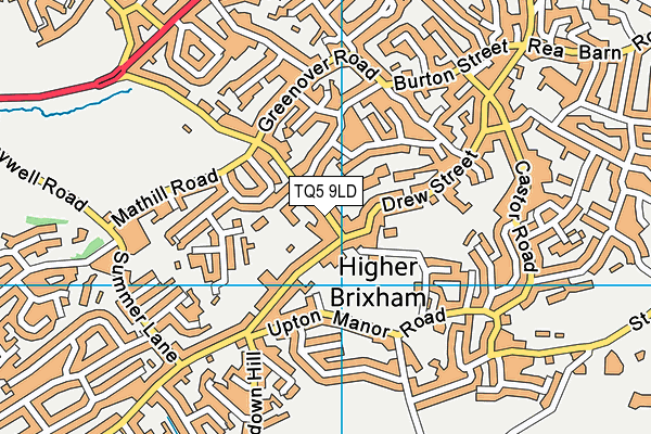 TQ5 9LD map - OS VectorMap District (Ordnance Survey)