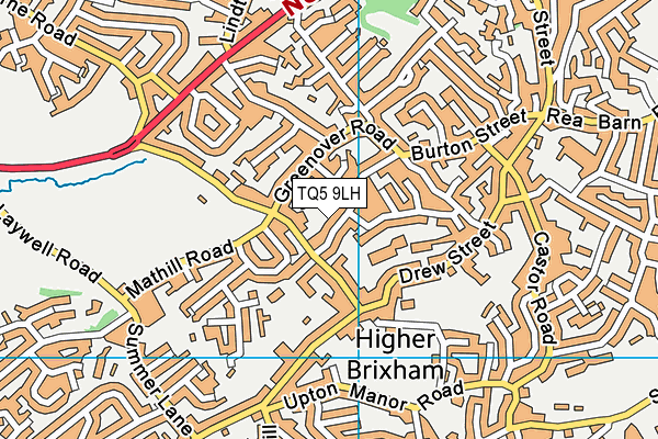 TQ5 9LH map - OS VectorMap District (Ordnance Survey)