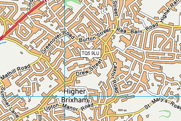 TQ5 9LU map - OS VectorMap District (Ordnance Survey)