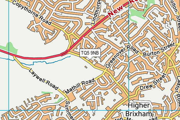 TQ5 9NB map - OS VectorMap District (Ordnance Survey)