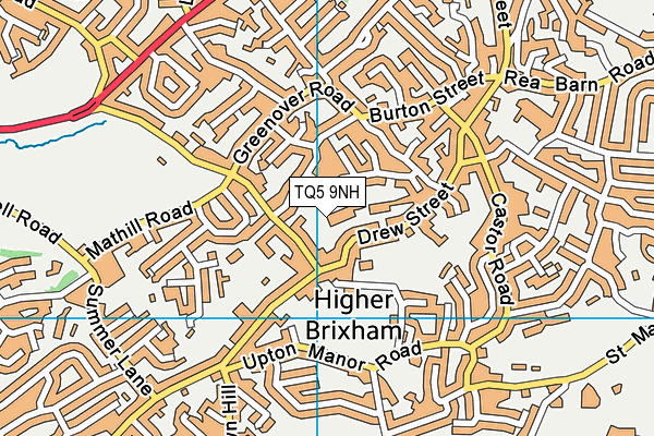 Eden Park Primary & Nursery School map (TQ5 9NH) - OS VectorMap District (Ordnance Survey)