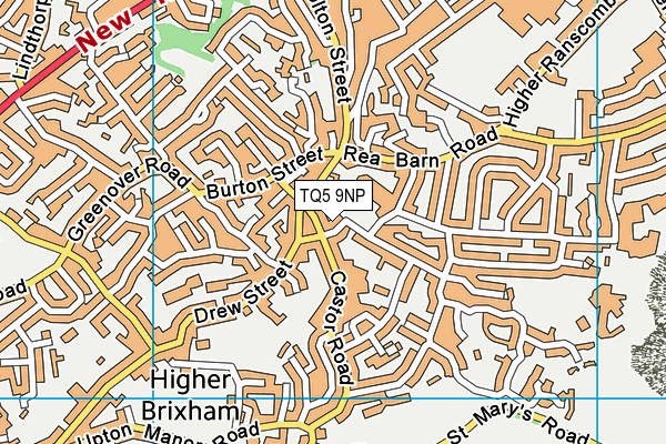 TQ5 9NP map - OS VectorMap District (Ordnance Survey)