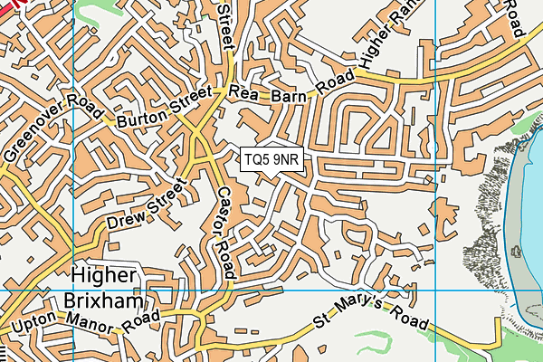 TQ5 9NR map - OS VectorMap District (Ordnance Survey)