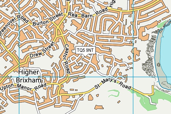 TQ5 9NT map - OS VectorMap District (Ordnance Survey)