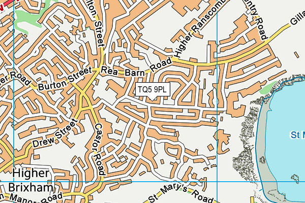 TQ5 9PL map - OS VectorMap District (Ordnance Survey)