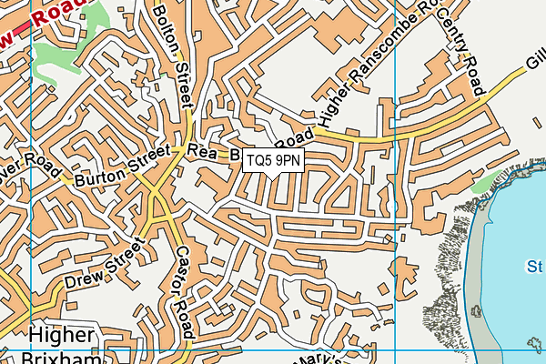 TQ5 9PN map - OS VectorMap District (Ordnance Survey)