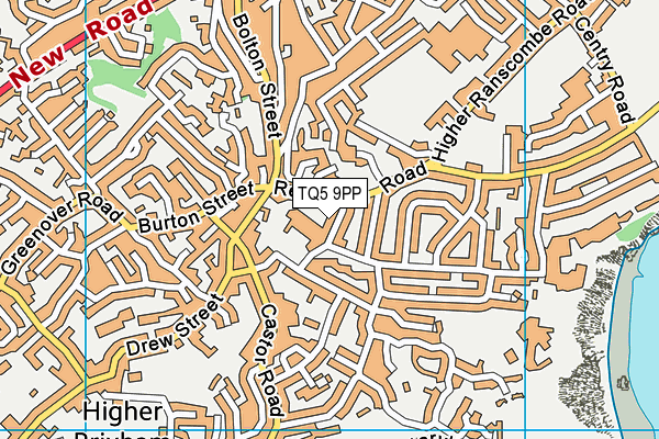 TQ5 9PP map - OS VectorMap District (Ordnance Survey)