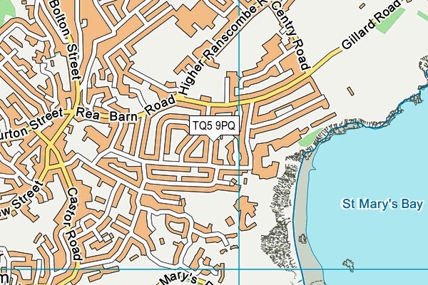 TQ5 9PQ map - OS VectorMap District (Ordnance Survey)