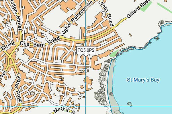 TQ5 9PS map - OS VectorMap District (Ordnance Survey)