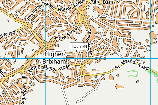 TQ5 9RN map - OS VectorMap District (Ordnance Survey)
