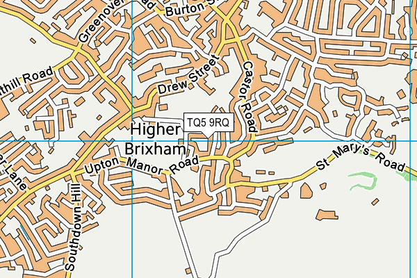 TQ5 9RQ map - OS VectorMap District (Ordnance Survey)