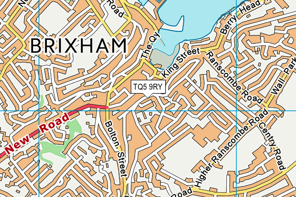 Map of WESTVILLE MANAGEMENT COMPANY (BRIXHAM) LIMITED at district scale