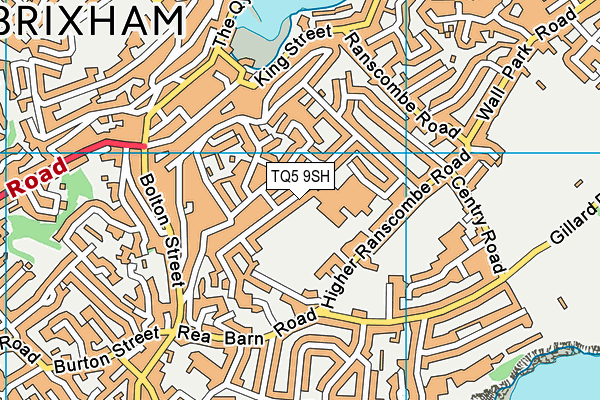 TQ5 9SH map - OS VectorMap District (Ordnance Survey)