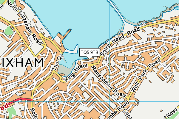 TQ5 9TB map - OS VectorMap District (Ordnance Survey)