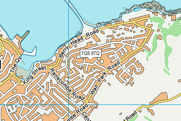 TQ5 9TQ map - OS VectorMap District (Ordnance Survey)