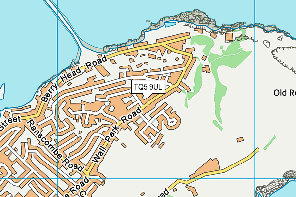 TQ5 9UL map - OS VectorMap District (Ordnance Survey)