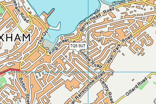TQ5 9UT map - OS VectorMap District (Ordnance Survey)