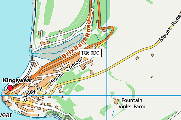 TQ6 0DQ map - OS VectorMap District (Ordnance Survey)