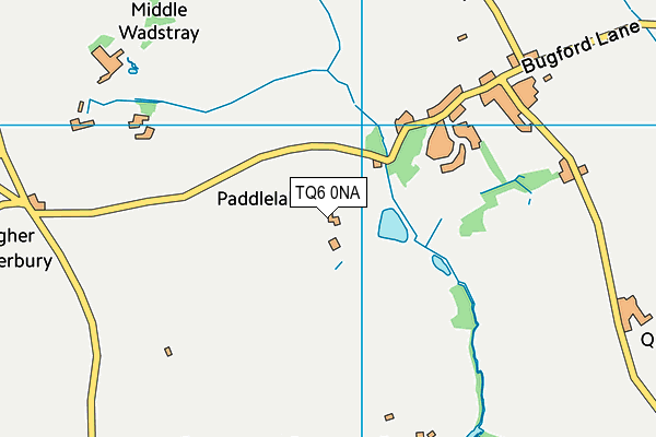 TQ6 0NA map - OS VectorMap District (Ordnance Survey)