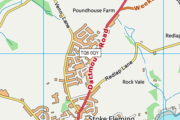 Map of THE SALCOMBE CREPERIE LTD at district scale
