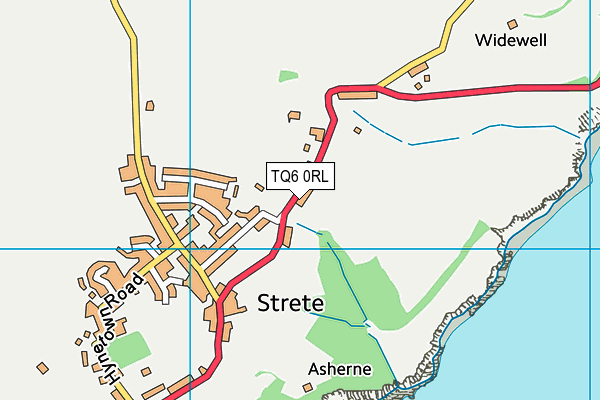TQ6 0RL map - OS VectorMap District (Ordnance Survey)
