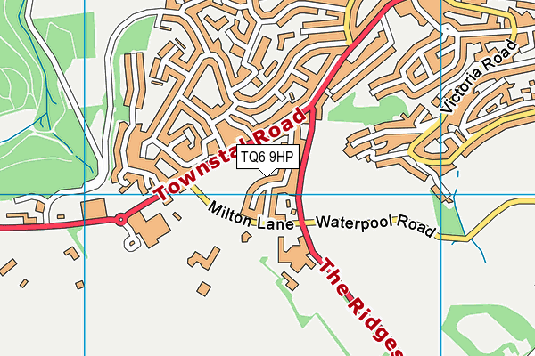 TQ6 9HP map - OS VectorMap District (Ordnance Survey)