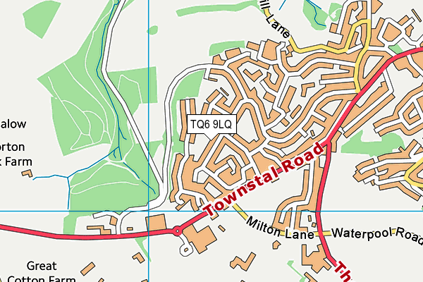 TQ6 9LQ map - OS VectorMap District (Ordnance Survey)