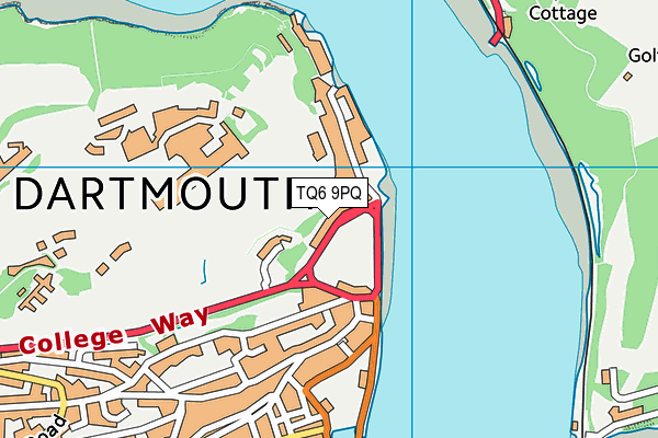 TQ6 9PQ map - OS VectorMap District (Ordnance Survey)