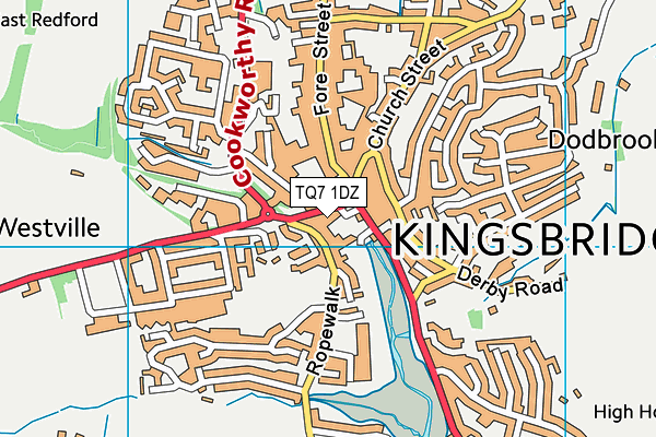 Map of KINGSBRIDGE COMMUNITY SPONSORSHIP GROUP CIC at district scale