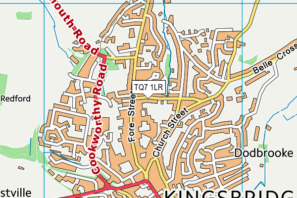 Map of "ST. EDMUND'S HALL" (MANAGEMENT COMPANY) KINGSBRIDGE LIMITED at district scale