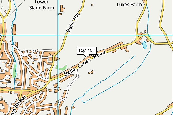 Kingsbridge Community Primary School map (TQ7 1NL) - OS VectorMap District (Ordnance Survey)